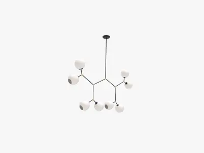 Bobbi CHANDELIER Black 3D model