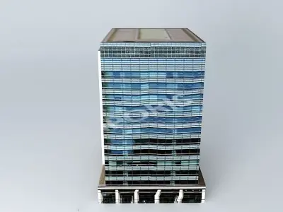 50 Bank Street, London Free 3D model