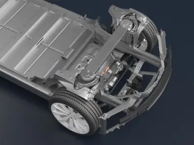  Tesla Model X Skateboard Chassis 