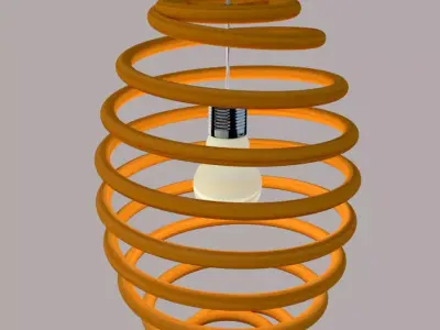 Lamp shade 3D print model 3D model