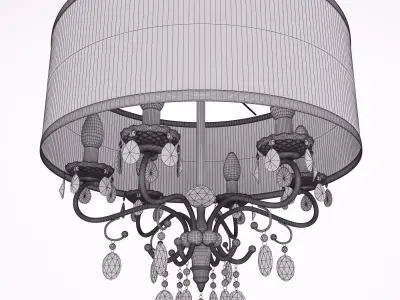 Hawkins 6-Light Chandelier 3D model