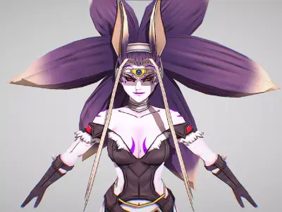 Juliante - Dragon Quest X - Demon Boss Low-poly 3D model