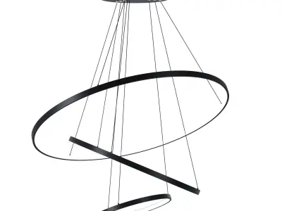 Modern LED Chandelier Ceiling Lamp 3D model get