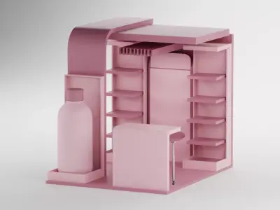 Exhibition Booth 3D model