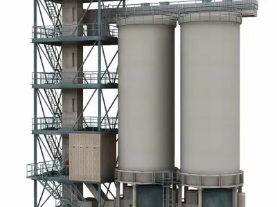 Fuel Plant 3D model