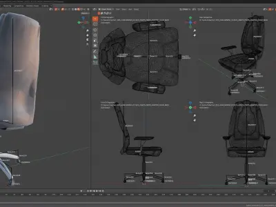 CYBERPUNK COLLECTION OFFICE CHAIR 3D model