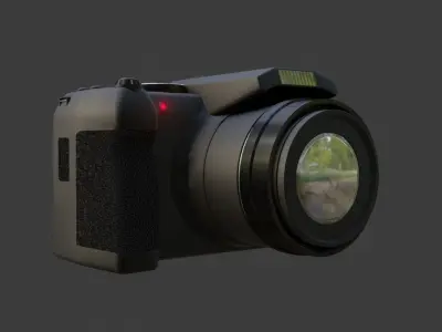 camera fully modified Low-poly 3D model