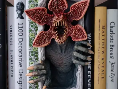 Demogorgon Book Nook Stranger Things 3D print model