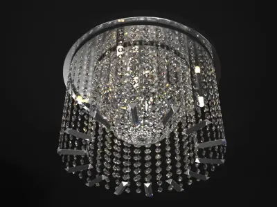 Crystal Chandelier Il Paralume Marina Art 1839 3D model