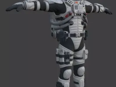 Spacesuit 3D Model 3D model