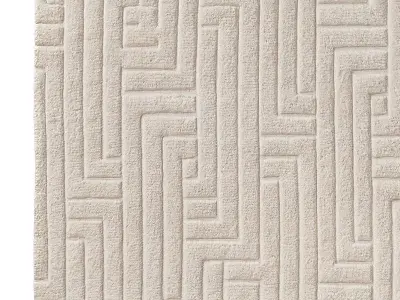 HALEH WOOL RUG 3D model