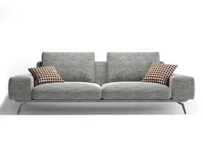 Sofa Rene Low-poly 3D model