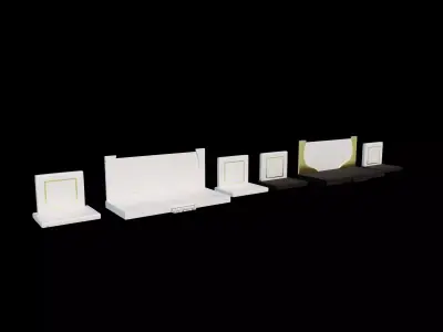 stage backdrop 3D model