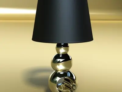 Modern Contempo Table Lamp 08 3D model