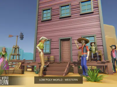 Big package of 10 Low poly worlds