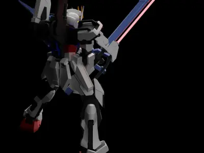 Sword Stike Gundam 3D model