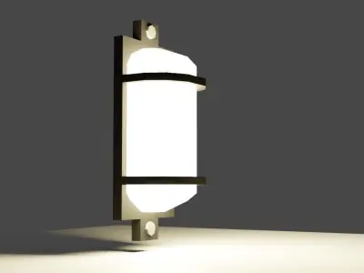 Wall Light - Tunnel - Lamp - Luz de Parede Low-poly 3D model