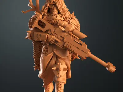 Traitor veteran squad x13 3D print model