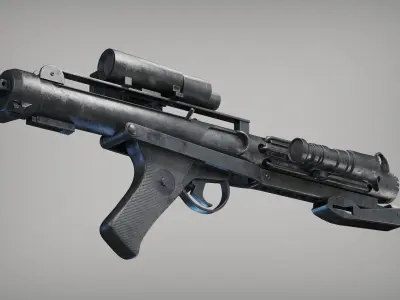 E-11 BLASTER FROM ROGUE ONE 1 to 1 Scale 3D print model