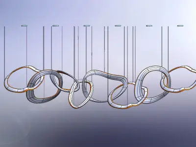 Dining Chandelier  3D model