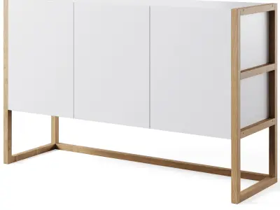 Sideboard with doors Compo LA REDOUTE 3D model