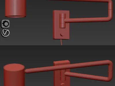 Nymane Wall Lamp 3D model