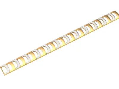 Gent Light Bracelet 3D Model 3D print model