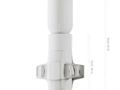 NANDO metal wall light from Karman 3D model