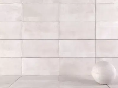 Concrete wall tiles Concrea White 60x120 Texture