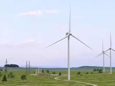  Solar and Wind Power Plant Collection 