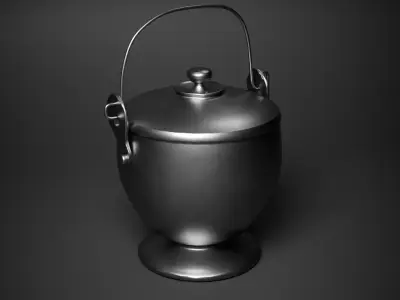 Cookware Low-poly 3D model