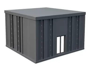 Shop and Home  Low-poly 3D model