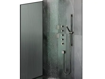 Shower 07 3D model
