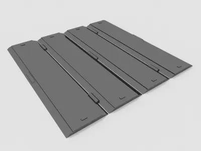 SCI FI PANEL MODEL X 6  3D model