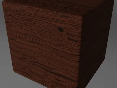 Seamless PBR Wood - Walnut Dark 004 Texture