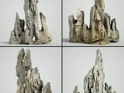 Rocky Mountain Collection Low-poly 3D model