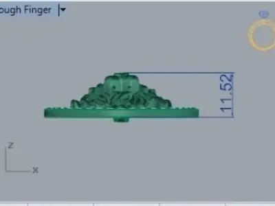 Lion Pendant 315 3D print model