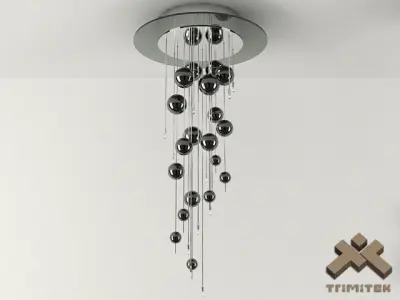 Bubbles 12PLM Lamp 3D model