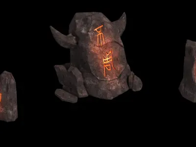Not Zhoushan - Volcano - Stone 03 3D model