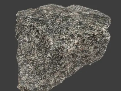 Gia Stone Low-poly 3D model