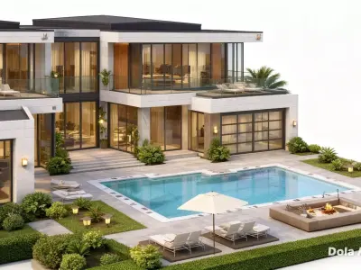 Mansion Moderna de  Lujo 3D 3D model