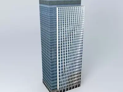 40 Bank Street, London Free 3D model