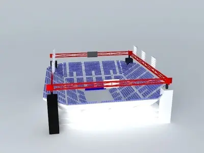 Tennis stadim 3D model