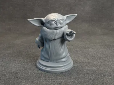 Baby Yoda - Star Wars The Mandalorian 3D print model