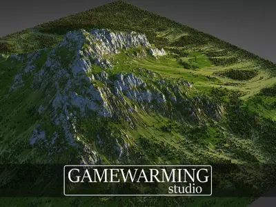 Alpine mountain Pack 3D model