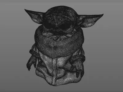 Baby Yoda 3D print model