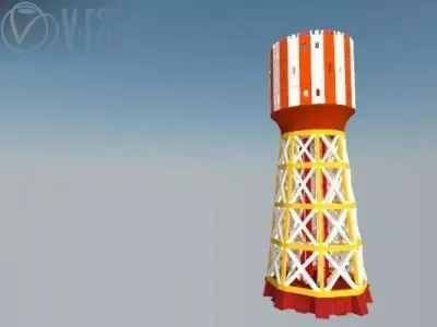 tirtanadi water Medan north sumatera indonesia 3D model