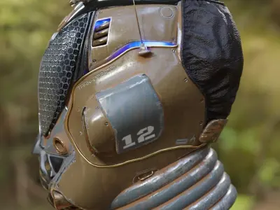 Tark V4 Droid helmet 3D model