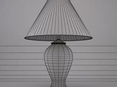 Porcelain Table Lamp 3D model