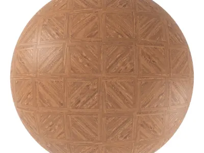 Parquet - Laminate - Wooden floor 4 in 1 3D model 24